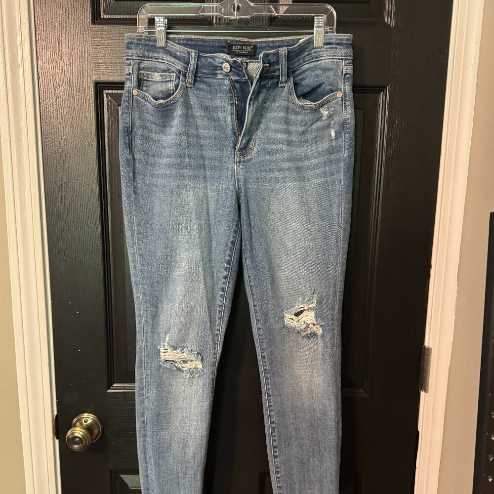 Womens Judy Blue Stretch Denim Skinny 9/29